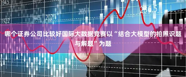 哪个证券公司比较好国际大数据竞赛以“结合大模型的拍照识题与解题”为题